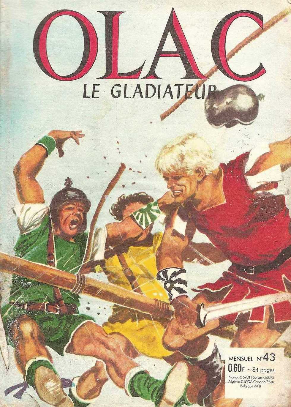 Scan de la Couverture Olac Le Gladiateur n 43